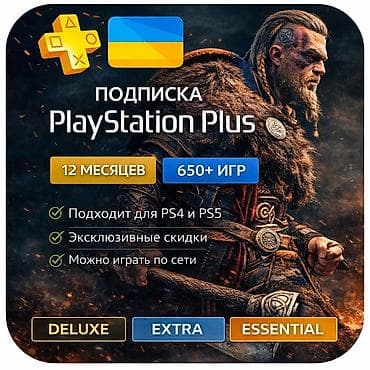 PS4 (Sony PlayStation 4): PS Plus — 1