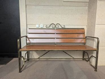 садовые мебели: Скамейка с навесом 15000сом скамейка с подлокотник 6500 — 13