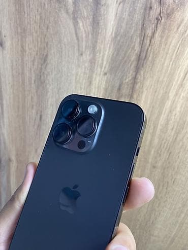 айыон 15 про: IPhone 14 Pro, цвет Black Titanium - Дисплей 6.1" Super Retina XDR с — 2
