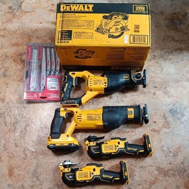 перфераторы: Наборы dewalt сша дрель, импакт, сабелька, ренноватор, торцовка — 3