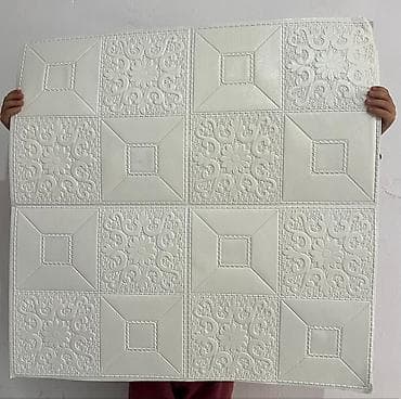 пластик потолочный: Самоклеящиеся 3D панели для стен/потолка - Материал: вспененный — 3