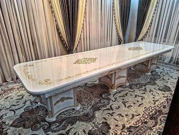 дом на колесах купить бишкек: Стол и стул для зала, цвет - Белый — 5