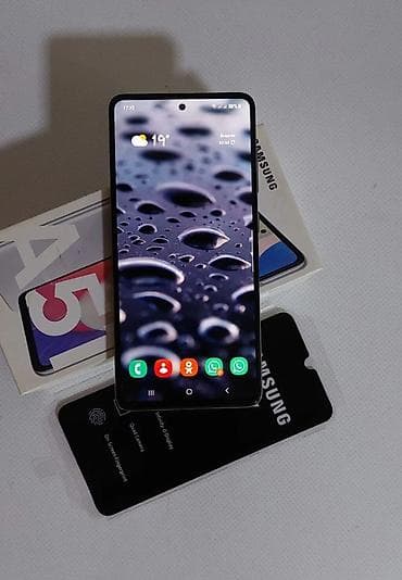 Samsung Galaxy A51, Колдонулган, 64 ГБ, түсү - Күмүш, 2 SIM — 2