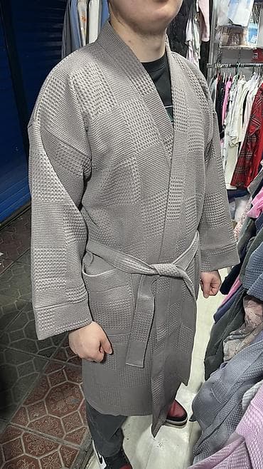 мужской банный халат: Мужской банный халат ✨ 💯 хлопок | M L XL 2XL 3XL 4XL 0-2500 сом — 4