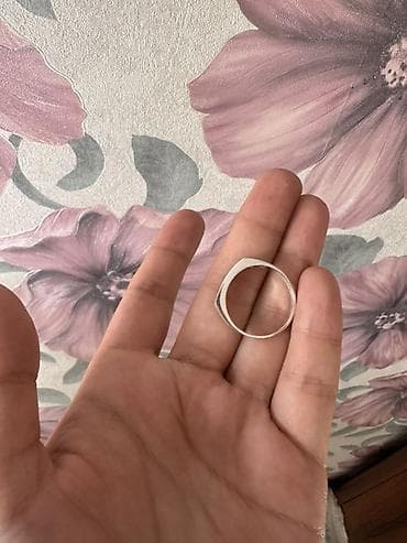 золотой колцо: Кольцо, Обручальное, Проба 925, Мужские, Без вставки, Новый — 6