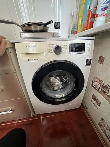skull candy: Стиральная машина Samsung с фронтальной загрузкой, 6 кг. В отличном — 1