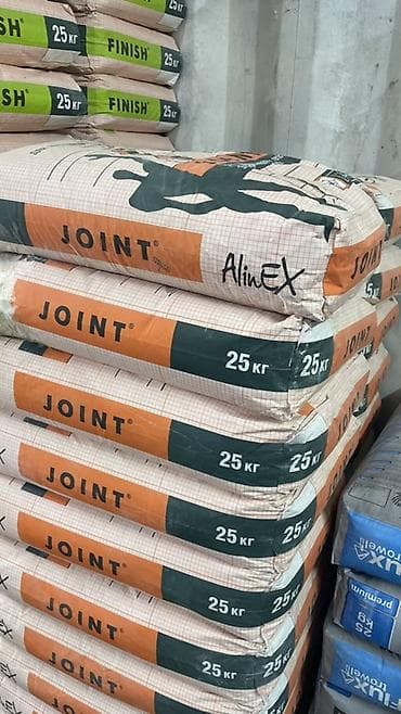 Затирка для швов ГКЛ AlinEX JOINT M50, мешок 25 кг Описание: - Сухая — 1