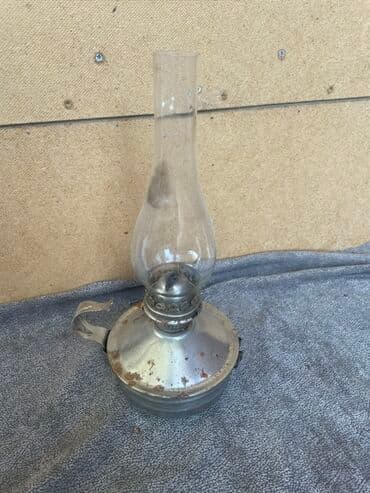 лампа керосиновая: Лампа Настольная, Винтаж — 1