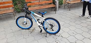 mongoose montana: Горный велосипед Montana, бело‑синяя расцветка. - Колеса 26" с синими — 3