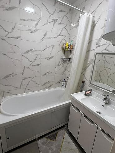 Квартиры: 2 комнаты, 68 м², Кок-Жар ж/м 106 серия улучшенная, 9 этаж, Евроремонт — 9