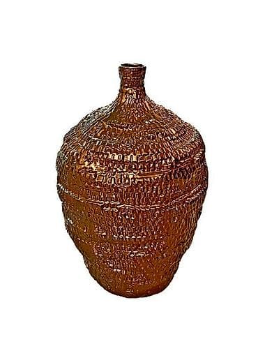 fire maple: Ваза - Enzo De Gasperi - бронза - напольная, новая. Диаметр 33 см — 1