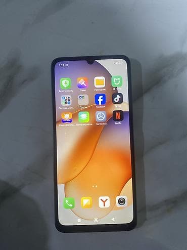 Redmi, Redmi 13C, Б/у, 128 ГБ, цвет - Синий, 2 SIM