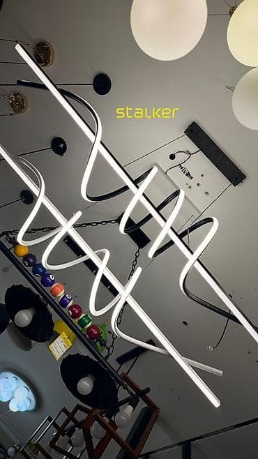 люстра: Потолочный светильник Stalker — современная подвесная LED-люстра с — 1