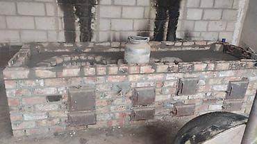 оборудование для пиццы: Кирпичная многоочаговая печь под казаны/котлы для профессиональной — 1