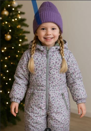 платья для девочек: Продаю зимние, новые комбинезоны Европейских брендов. Все в наличии! — 1