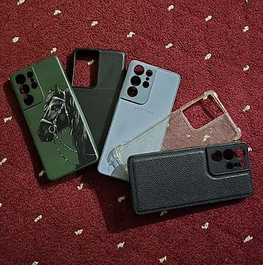камера 4к: Samsung Galaxy S21 Ultra, Б/у, 256 ГБ, цвет - Черный, 1 SIM — 1