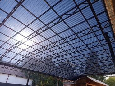 тележка садовая: Навес, Арочный, Металл, Поликарбонат — 5