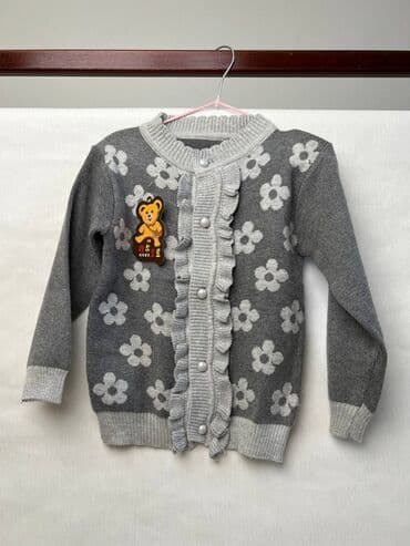 кофта для беременных: Кофточка для девочки, трикотаж, возраст 3-4 года, на пуговицах — 2