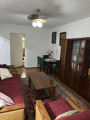 дешевые квартиры в бишкеке: 2 комнаты, 45 м², 104 серия, 2 этаж, Старый ремонт — 2