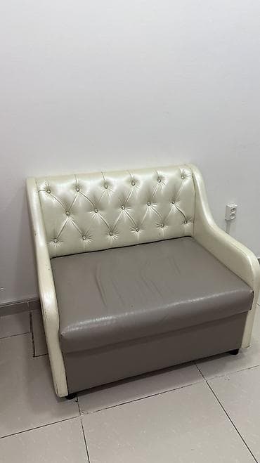sofa bed: Прямой диван, Б/у — 1