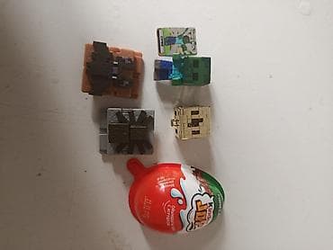 kinder joy minecraft: Набор мини-фигурок Minecraft из киндер-серии. В комплекте: - Фигурка — 1