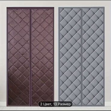 жалюзийные двери: Тепло- и шумоизоляционная накладка на дверь с ромбовидной стёжкой - — 1