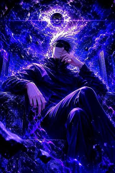 Декор и интерьер: Постеры/арт-принты в аниме-стилистике (ч/б и цвет). Комплект — 6