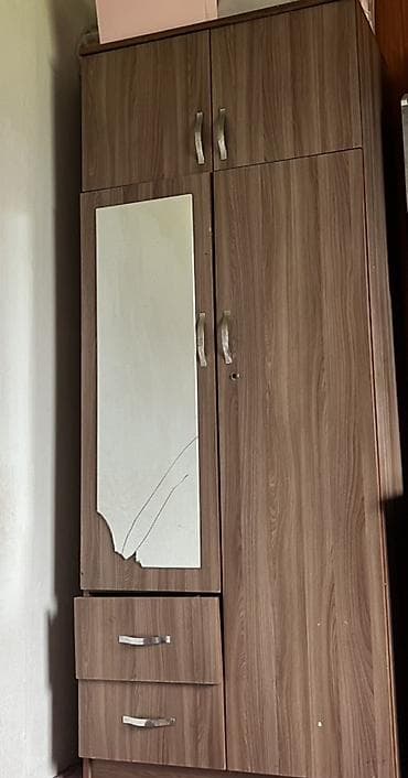 Шифоньер, шкаф для одежды, Б/у, Прямой, ЛДСП