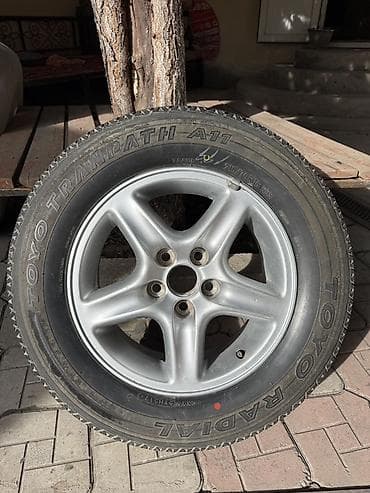 diska r13: Литой диск с шиной Toyo Tranpath A/T (A11) Для запаски на Rx 300 — 1