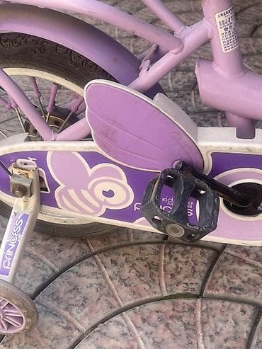 Балдар транспорту: Балдар үчүн велосипед, 2 дөңгөлөктүү, 3 - 4 жаш, Кыз үчүн, Колдонулган — 4