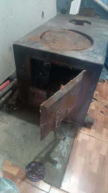 газовая печка отопление: Печь для отопления и приготовления пищи. Оснащена двумя конфорками — 3