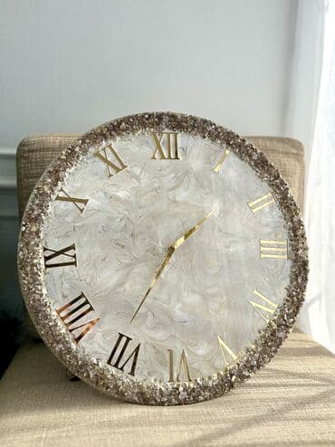 купить настенные часы в бишкеке: Часы настенные Цвет:светлый холодный серо/коричневый/бежевый с — 2