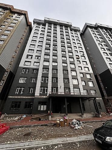 квартира нижный ала арча: 2 комнаты, 60 м², Элитка, 12 этаж, Готовая ПСО (под самоотделку) — 1