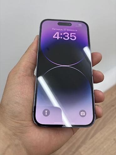 Apple iPhone: IPhone 14 Pro, Б/у, 256 ГБ, Deep Purple, 80 % — 4