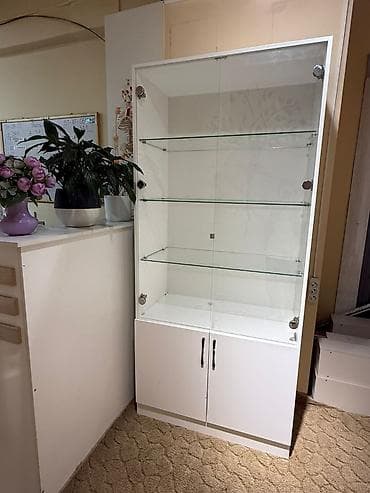 borsan loft: Офисный шкаф, Новый, цвет - Белый, ЛДСП — 2