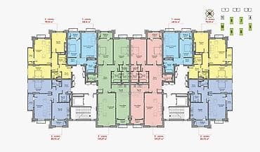 елисей: 3 комнаты, 137 м², Элитка, 6 этаж, Готовая ПСО (под самоотделку) — 4