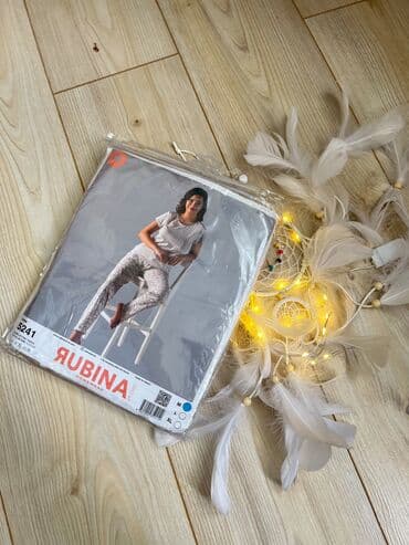 белая ночная сорочка: Домашняя одежда, Хлопок, Турция — 5