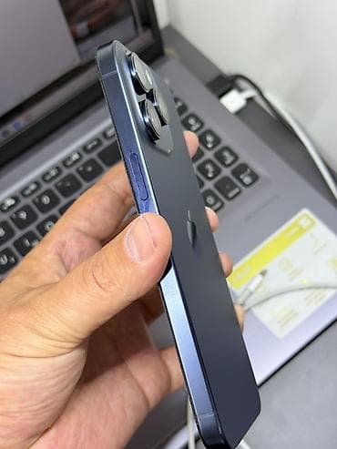 note 5: IPhone 15 Pro Max, Б/у, 256 ГБ, Blue Titanium, Зарядное устройство, Чехол, 100 % — 5