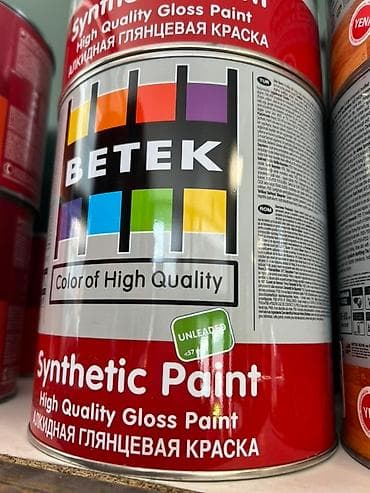 Высококачественная глянцевая краска Betek для внутренних и наружных at lalafo.kg Высококачественная глянцевая краска Betek для внутренних и наружных