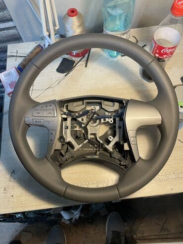 набор инструментов для работы с кожей: Перетяжка руля за 4 часа От 3500сом Перетяжка сидений — 13