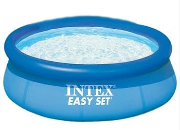Надувной каркасно-надувной бассейн Intex Easy Set (круглый) - Тип at lalafo.kg Надувной каркасно-надувной бассейн Intex Easy Set (круглый) - Тип