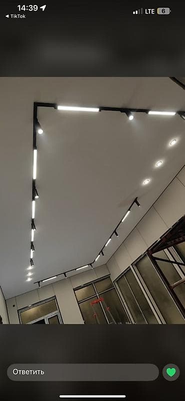 ремонт натяжных потолков: Натяжные потолки с интегрированным освещением - Профессиональный — 4