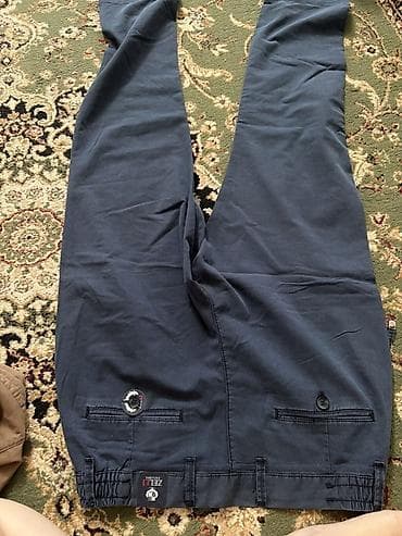 pull bear: Мужские брюки Zelli (Regular) - Размер: 33 (Regular) - Цвет — 1