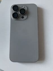 айфон 15 про бу: IPhone 15 Pro, Колдонулган, 256 ГБ, Күмүш, Каптама, 86 % — 2