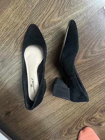 фирма sopeia: Туфли BROCOLI, женские - Цвет: черный - Материал верха: замша — 1