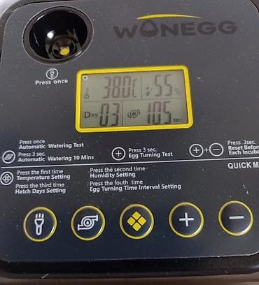 Оборудование для производства: Инкубатор для яиц WONEGG на 48 яиц - Вместимость: до 48 — 10
