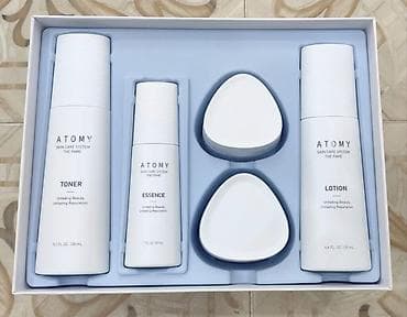 корейские наборы для лица: Набор корейской косметики Атоми Фэйм из 5 средств. Тонер (150 мл) — 1