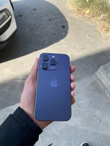 iphone 16 бишкек: IPhone 14 Pro, Колдонулган, 256 ГБ, Deep Purple, 83 % — 3