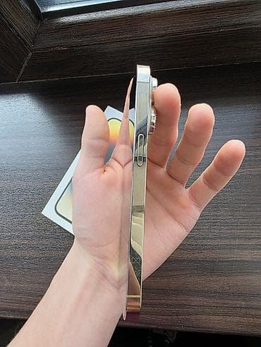 ipad mini 2: IPhone 14 Pro, Б/у, 256 ГБ, Matte Gold, Коробка, 83 % — 4