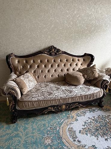 мебель ткани: Модульный диван, Б/у — 4